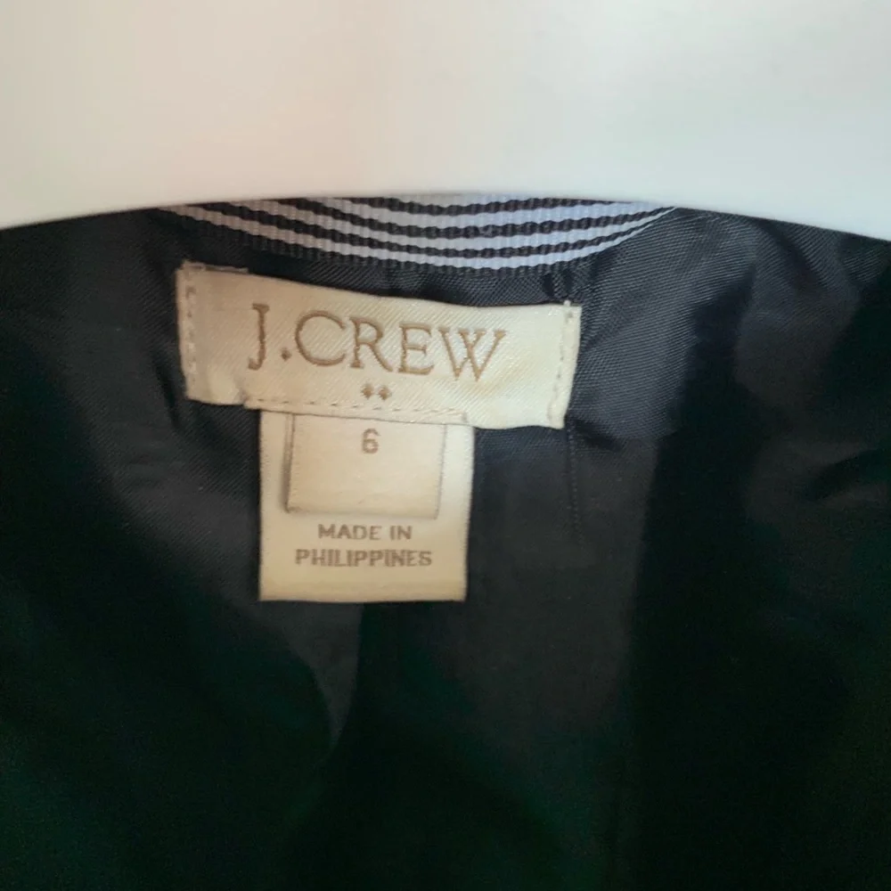J crew cocoon city coat black 6